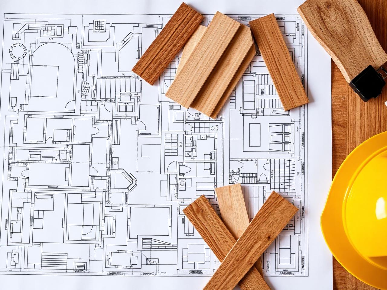 Floor plans and construction materials