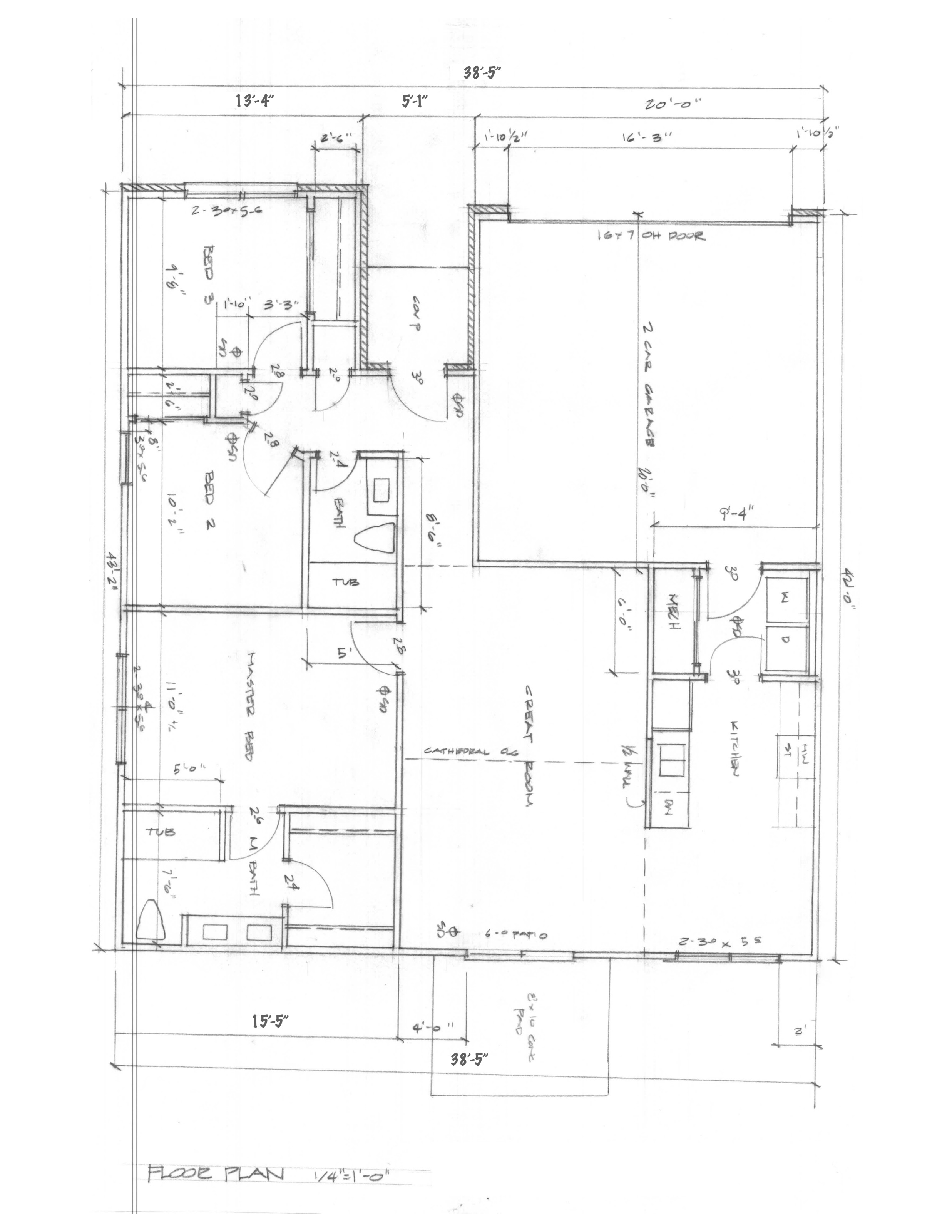 Erickson Model floor plan
